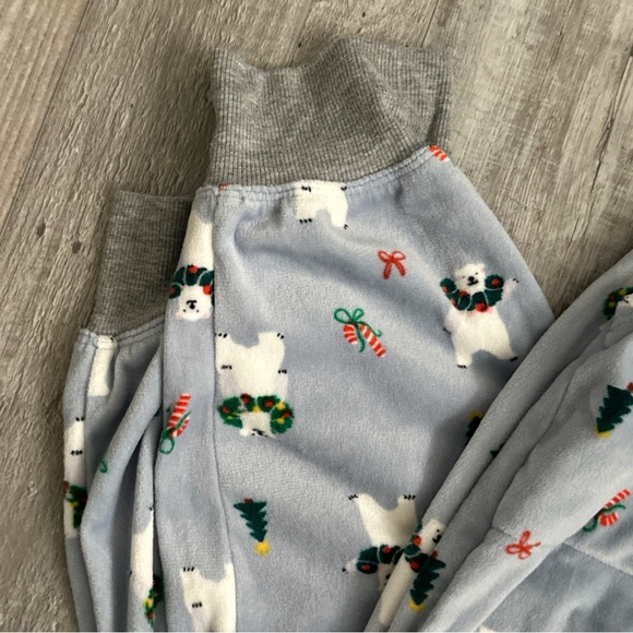 Cuddl Duds size MEDIUM women fleece pajama set. Polar bear Christmas - Picture 5 of 8